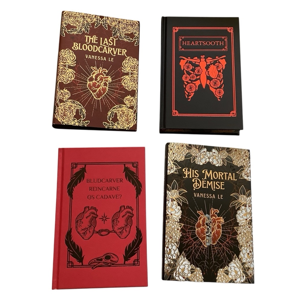 New Last Bloodcarver His Mortal Demise Duology Hardbacks Pen Signed Dedges